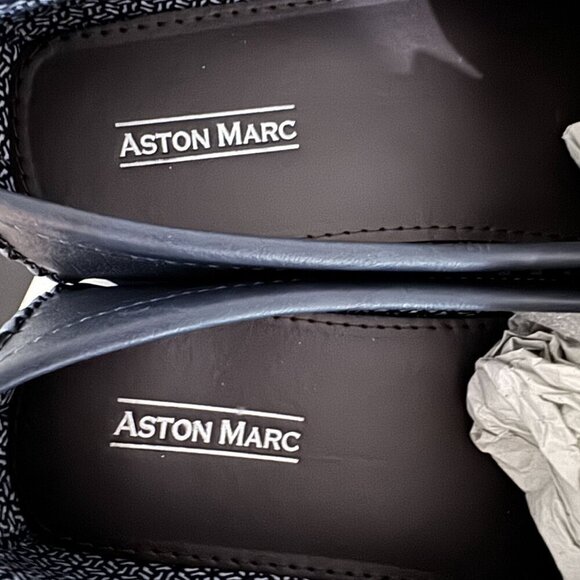 Aston Marc Charter-03 Navy Loafers Men’s Size 10M Driving Moccasins Slip On 🥿 - Picture 6 of 11